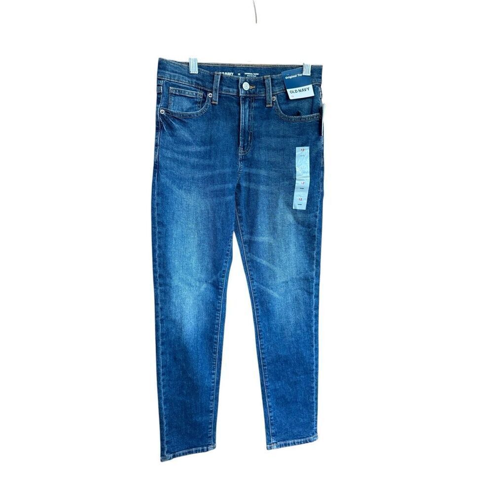 Old Navy Girls Tapered Jeans Sz 12 NWT